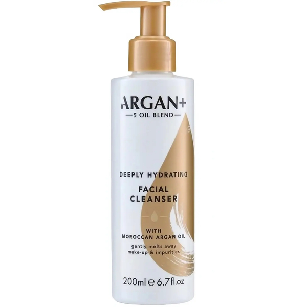 Гель для умывания Argan+ Moroccan Argan Oil Deeply Hydrating 5-Oil 200 мл - Pampik