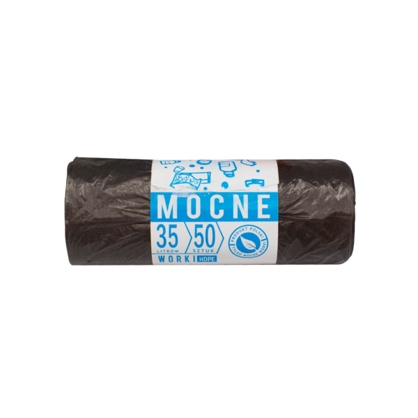 Мусорные пакеты Sipeko LDPE Ecostrong Крепкие, 35 л, 50 шт. - Pampik