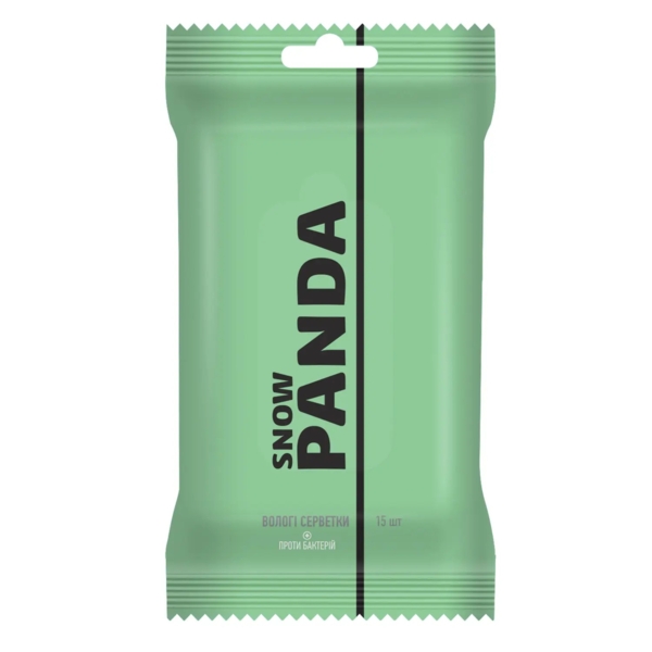 Вологі серветки Сніжна Панда Лайм, 15 шт. - Pampik