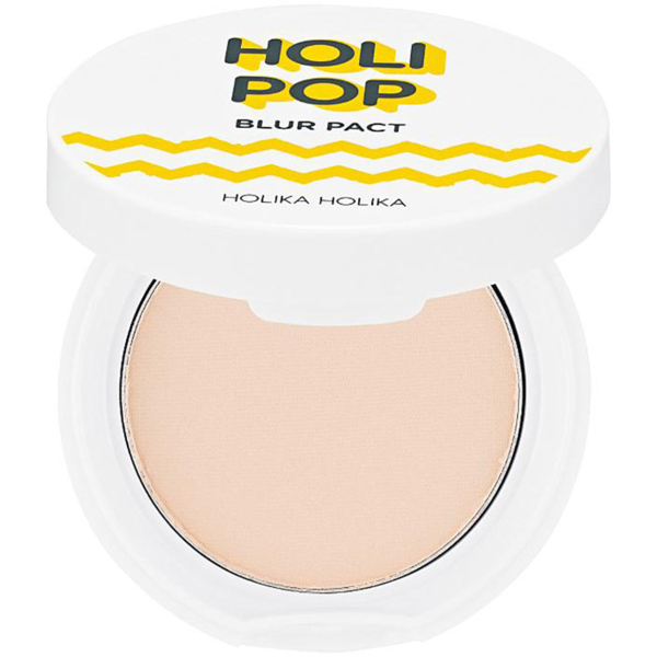 Пудра компактна Holika Holika Pop Blur Pact SPF 30 PA+++, відтінок 01 (Light Beige), 10,5 г - Pampik