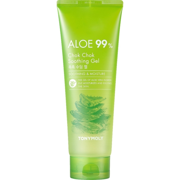 Гель для обличчя та тіла Tony Moly Aloe 99% Chok Chok Soothing Gel заспокійливий 250 мл - Pampik
