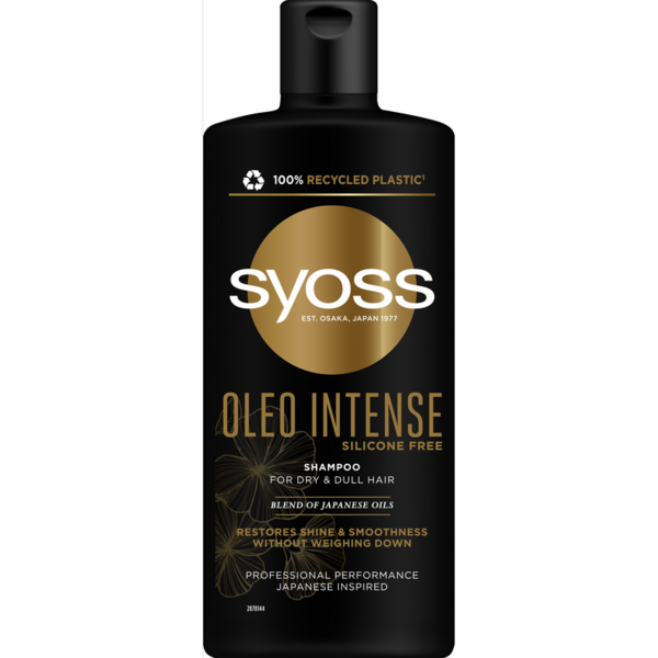 Шампунь Syoss Oleo Intense для сухих и тусклых волос, 440 мл - Pampik