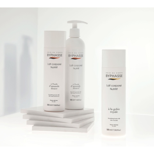 Увлажняющее молочко Byphasse с маслом сладкого миндаля, 500 мл - Pampik - 2