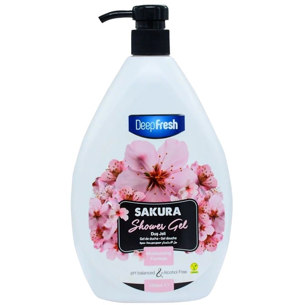 Гель для душа DeepFresh Sakura 1 л - Pampik