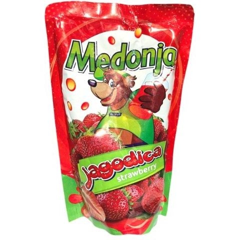 Напій Medonja Strawwberry полуниця, 0,2 л - Pampik
