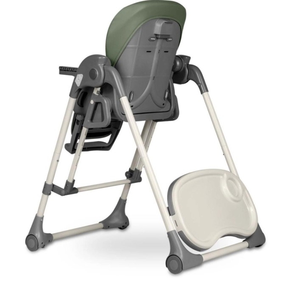 Стільчик для годування Lionelo Laurice Green Olive, з функцією гойдалки, оливковий - Pampik - 11