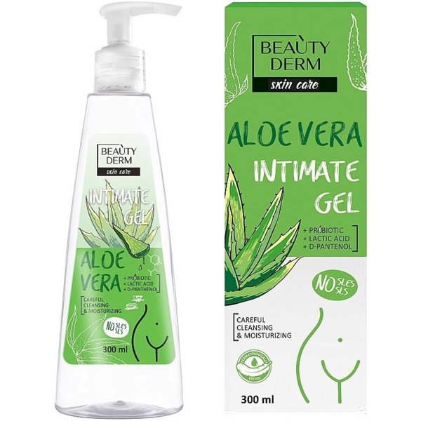 Гель для интимной гигиены Beauty Derm Aloe Vera 300 мл - Pampik