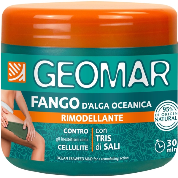 Засіб грязьовий антицелюлітний Geomar Body Ремоделюючий, з океанічними водоростями, 600 г - Pampik