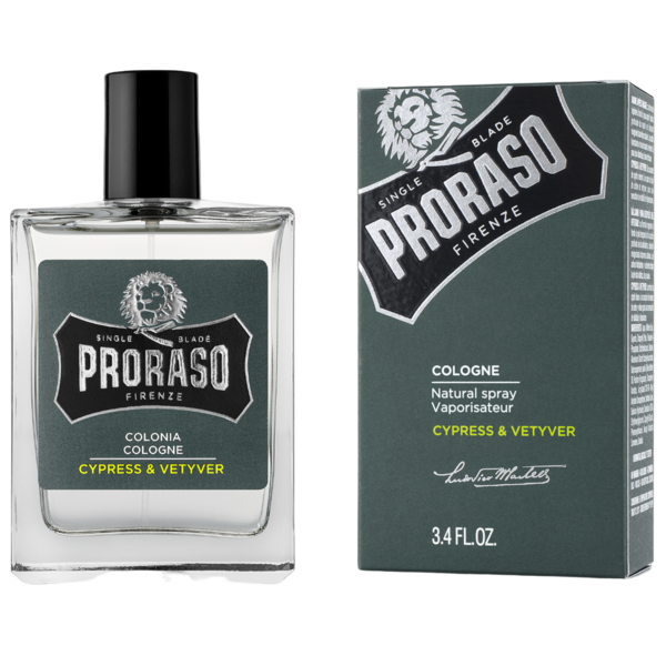 Одеколон Proraso Cypress&Vetyver Cologne man, 100 мл - Pampik