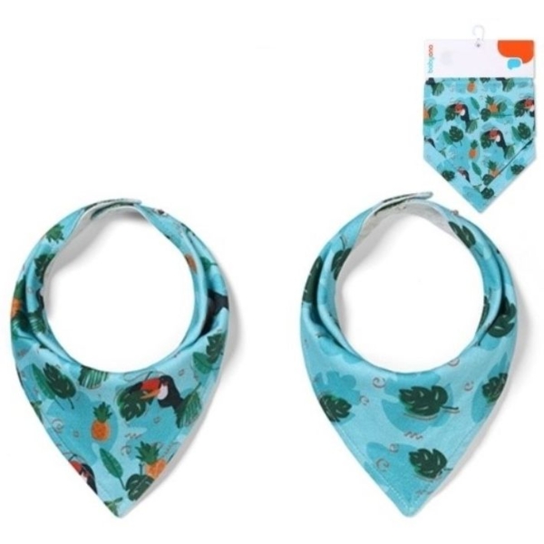 Нагрудник-хустинка BabyOno Тукан, 2 шт. (879/12) - Pampik
