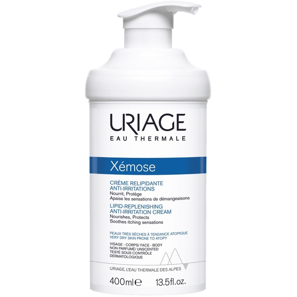 Ліпідовідновлюючий крем Uriage Xemose проти подразнень, 400 мл - Pampik