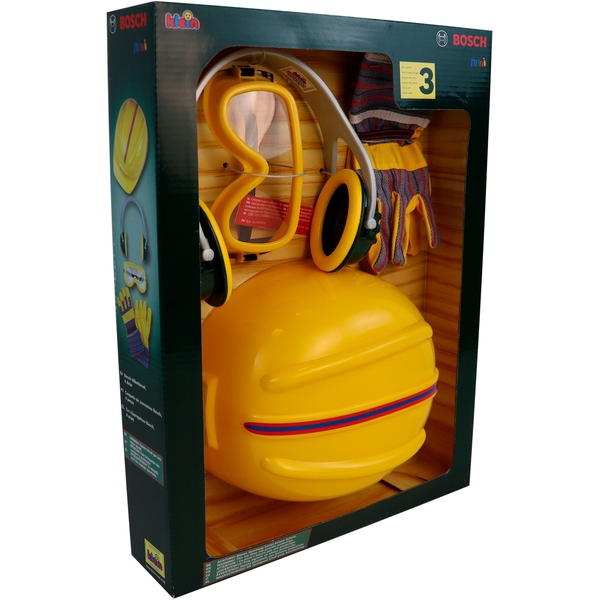 Игрушечный набор Bosch Mini аксессуаров со шлемом (8537) - Pampik