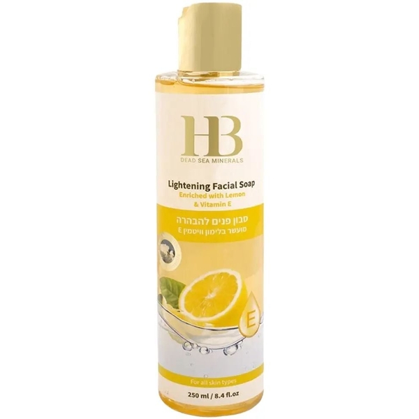 Освітлювальне мило для обличчя шиї та декольте H&B (Health and Beauty) 250 мл - Pampik