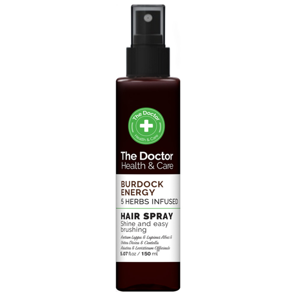Спрей для волос The Doctor Health&Care Burdock Energy 5 Herbs Infused Hair Spray, 150 мл - Pampik