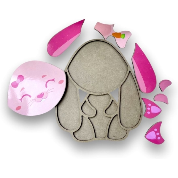 Пазл-вкладиш Аплі Краплі Зайчик (СК-14) - Pampik - 3