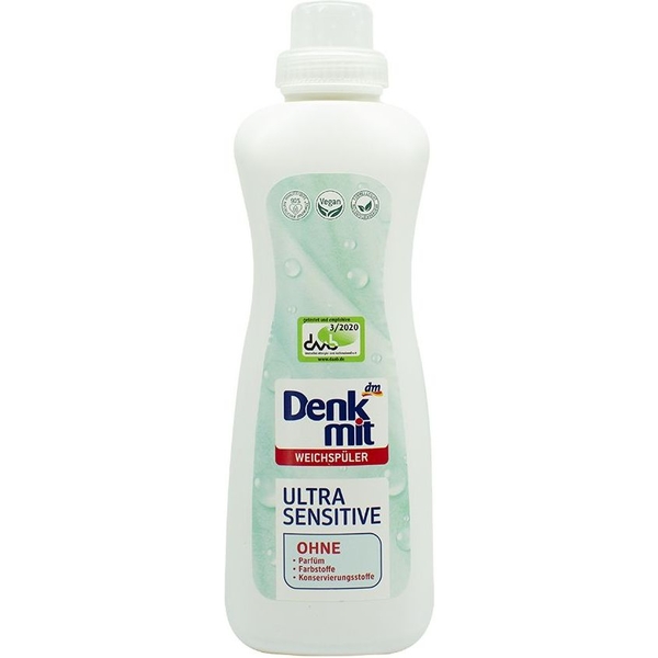 Кондиціонер для прання Denkmit Ultra Sensitive 40 прання 1 л - Pampik