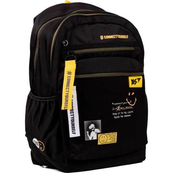 Рюкзак Yes TS-95 Happy time, черный (558937) - Pampik - 2