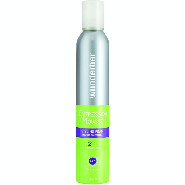 Мус для волосся Wunderbar Expression Mousse, середня фіксація, 300 мл - Pampik