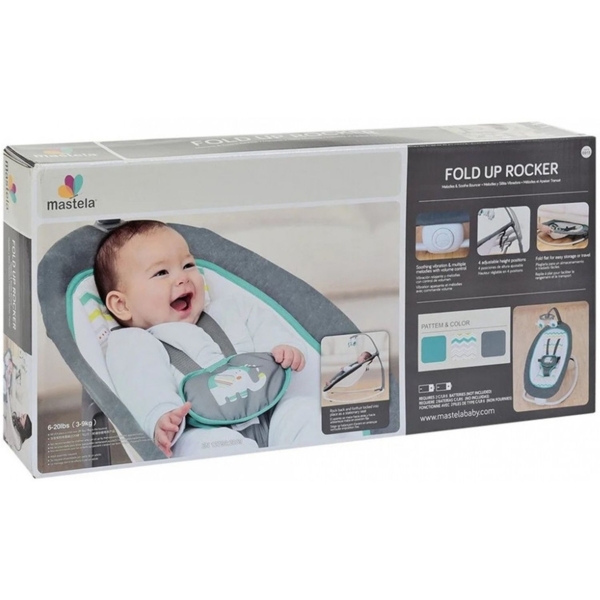 Шезлонг-качалка Mastela 6915 (23225) - Pampik - 6