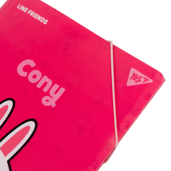 Папка Yes Line Friends Cony, A4, на резинці (492097) - Pampik - 3