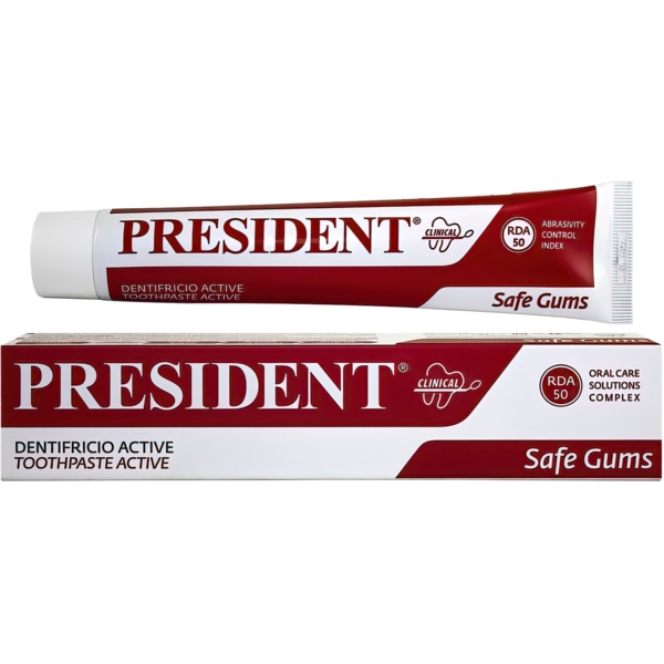 Зубная паста President Active Toothpaste, 75 мл - Pampik