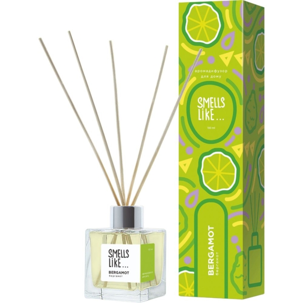 Аромадиффузор для дома Esse Smells Like Bergamot, 100 мл - Pampik