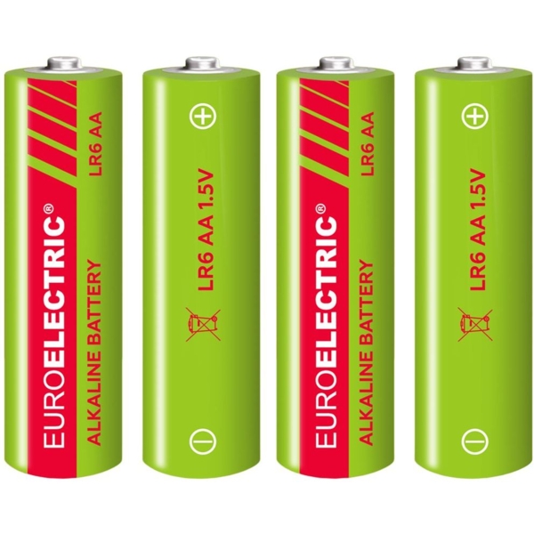 Батарейки Euroelectric AA LR6 1,5V, 4 шт. - Pampik