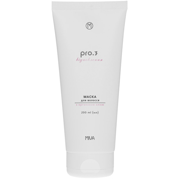 Маска для волосся Miva Pro.3 Відновлення, 200 мл - Pampik
