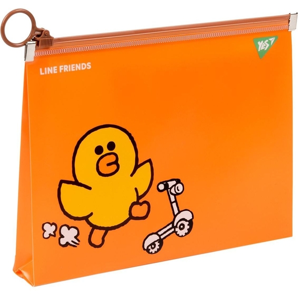 Папка Yes Line Friends Sally, B5, на блискавці (492094) - Pampik