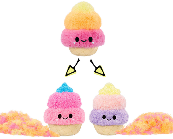 Мягкая игрушка-антистресс Fluffie Stuffiez Пушистый сюрприз Мороженое (593447-2) - Pampik - 4