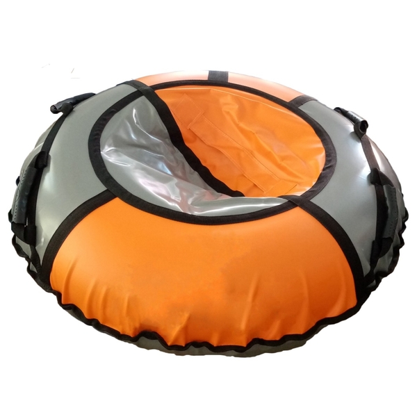 Тюбинг Traverse Стандарт, d 100 см, серый с оранжевым - Pampik