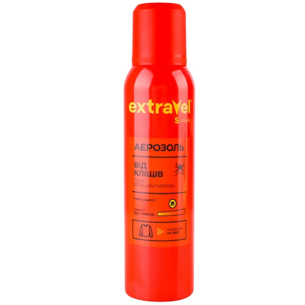 Аерозоль Extravel Superior від кліщів, 100 мл - Pampik
