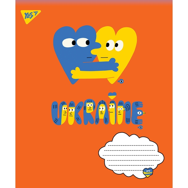 Набір зошитів Yes Ukraine, A5, в лінію, 60 аркушів, 10 шт. (766243) - Pampik - 5