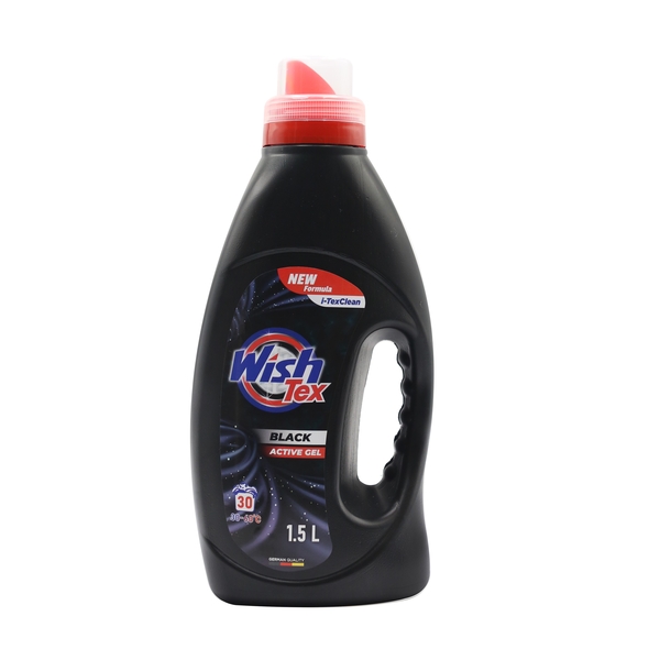 Гель для прання WishTex Black, 1,5 л - Pampik