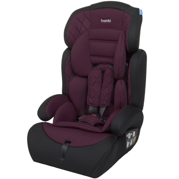 Автокрісло Bambi M 3546 2 в 1, бордове (23685) - Pampik
