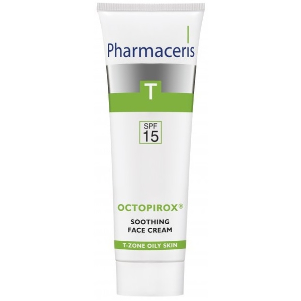 Успокаивающий крем для лица Pharmaceris T Octopirox SPF15 Угревая кожа, 30 мл (E1417) - Pampik