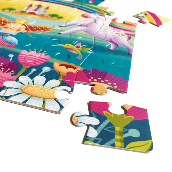 Пазли Roter Kafer Єдинороги 2 в 1 в тубусі, 63 елементи (RK1080-03) - Pampik - 4