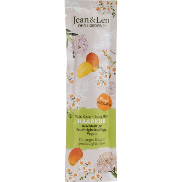 Засіб для догляду за довгим волоссям Jean & Len Nutri Care Манго Авокадо 20 мл - Pampik