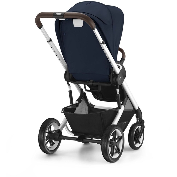 Прогулянковий візочок Cybex Talos S Lux SLV Ocean Blue, з бампером, темно-синій (522002593) - Pampik - 4