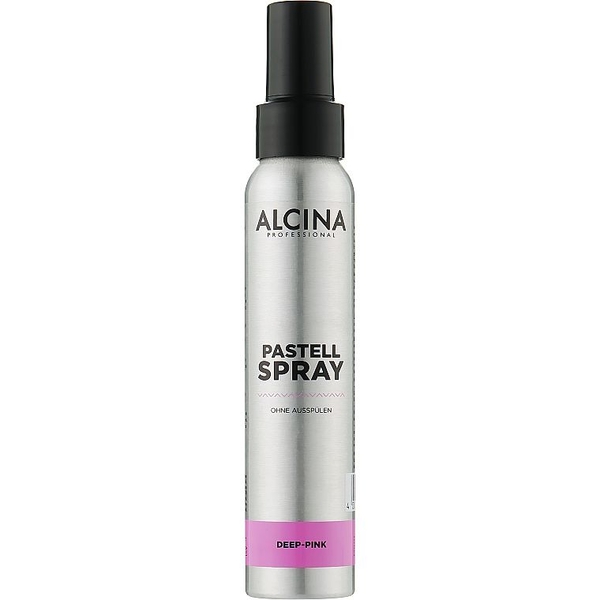Тонирующий спрей для светлых волос Alcina Pastell Spray Deep-Pink, розовый, 100 мл - Pampik