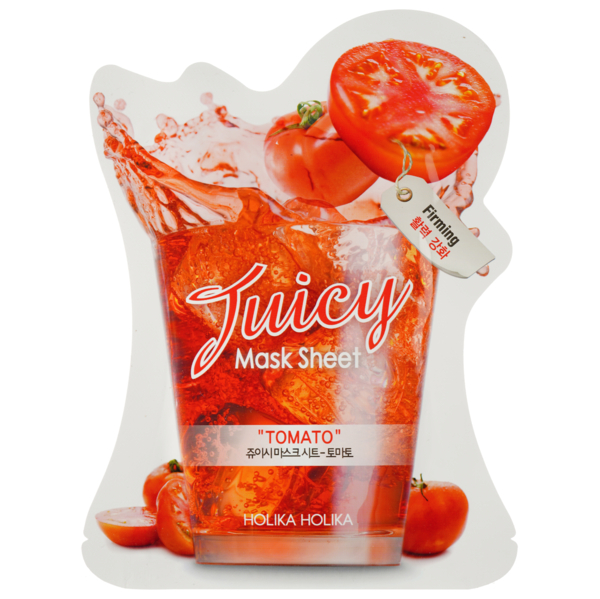 Маска тканевая для лица Holika Holika Tomato Juicy Mask Sheet Томат 20 мл - Pampik