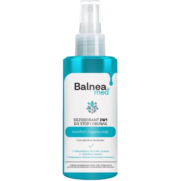 Дезодорант для ног и обуви Barwa Balnea Med 150 мл - Pampik
