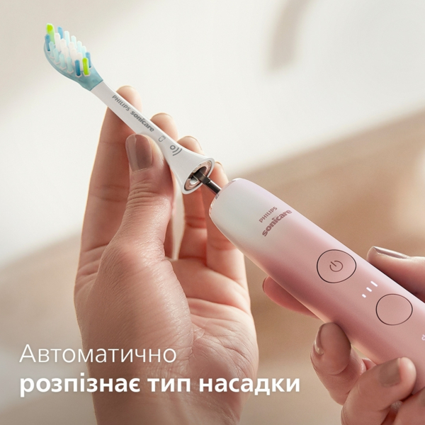 Электрическая зубная щетка Philips Sonicare DiamondClean 9000 Series, розовая (HX9911/84) - Pampik - 13