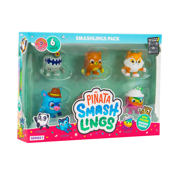Набор игровых фигурок Pinata Smashlings Series 1 Забавные герои, 6 шт. (SL2055) - Pampik - 2