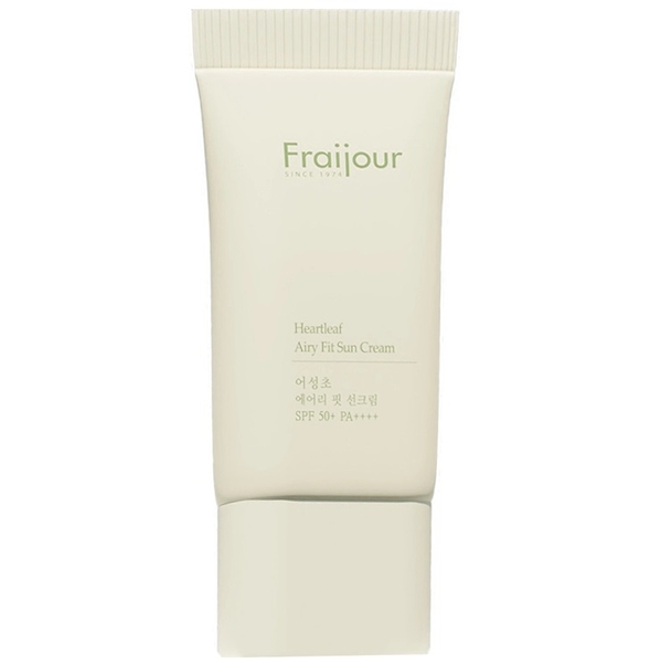 Сонцезахисний крем для обличчя Fraijour Heartleaf Airy Fit Sun Cream SPF 50+, 50 мл - Pampik