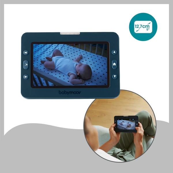 Відеоняня Babymoov YOO Master Plus 5 синя (A014426) - Pampik - 7