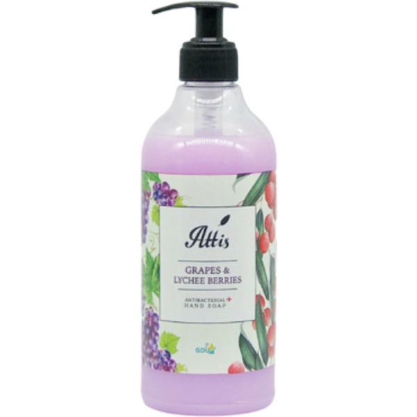 Крем-мило Attis Виноград та ягоди лічі 500 мл - Pampik