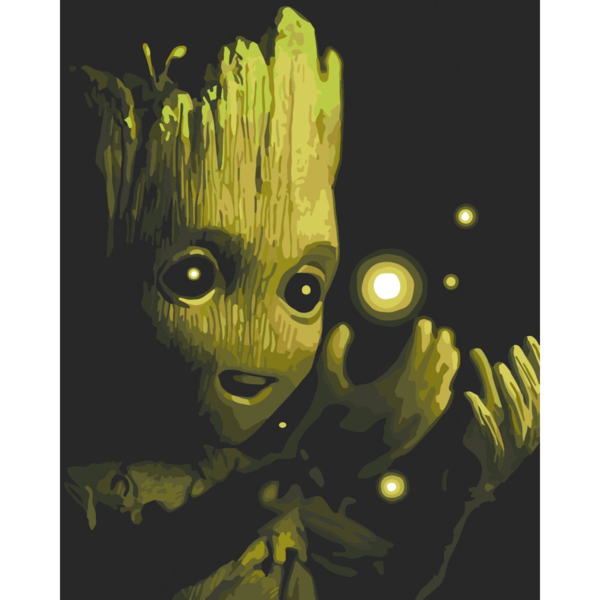 Картина по номерам ArtCraft Малыш Грут в восторге 40x50 см (16002-AC) - Pampik