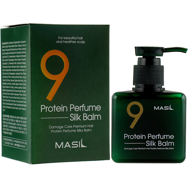 Бальзам Masil 9 Protein Perfume Silk Balm, з протеїнами для пошкодженого волосся, 180 мл - Pampik - 2