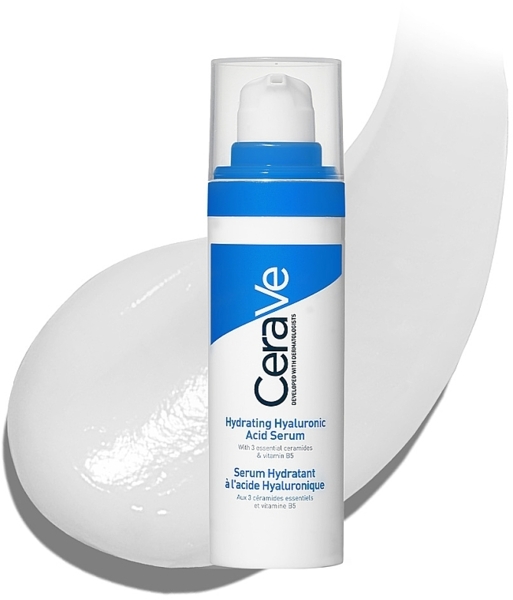 Увлажняющая сыворотка для лица CeraVe Hydrating Hyaluronic Acid Serum 30 мл - Pampik - 3
